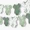 Big Dot of Happiness Boho Botanical Baby Garland Banner, Greenery Baby Shower, Gender Neutral Decorations Banner, 30 Feet of Cord, 15 Double-Sided Green Baby Bodysuits
